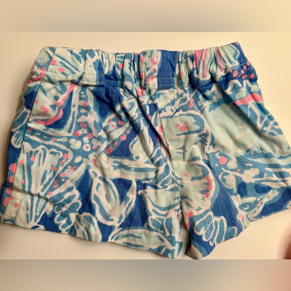 Lilly Pulitzer Girls size 4 Blue and Pink Shorts - Picture 3 of 3